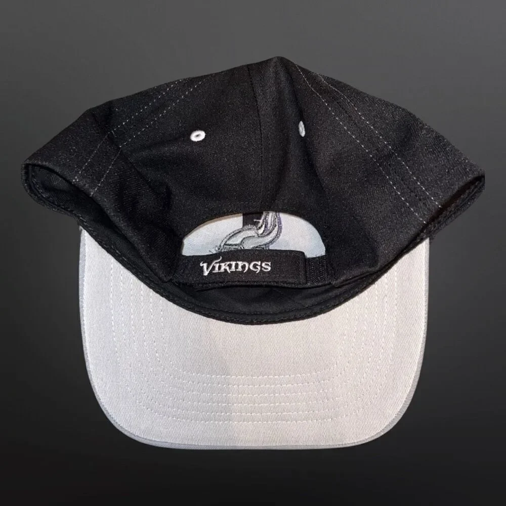 NFL Team Apparel Minnesota Vikings Adjustable Back Cap Hat